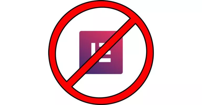 elementor logo in do not circle